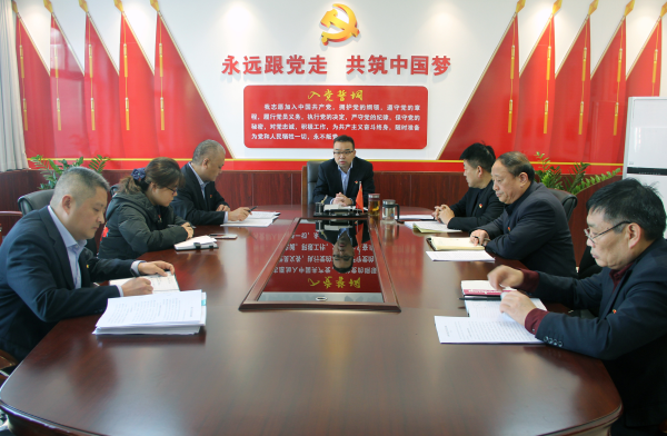 公司黨委領導班子召開2020年度民...